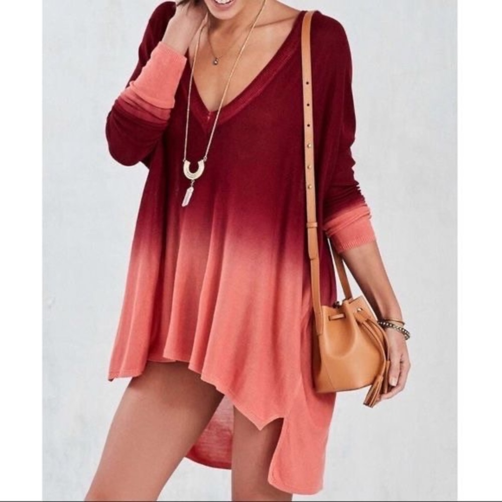UO pins and needles ombré sweater